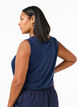Sleeveless top with lace, Navy Blazer, Model image number 1