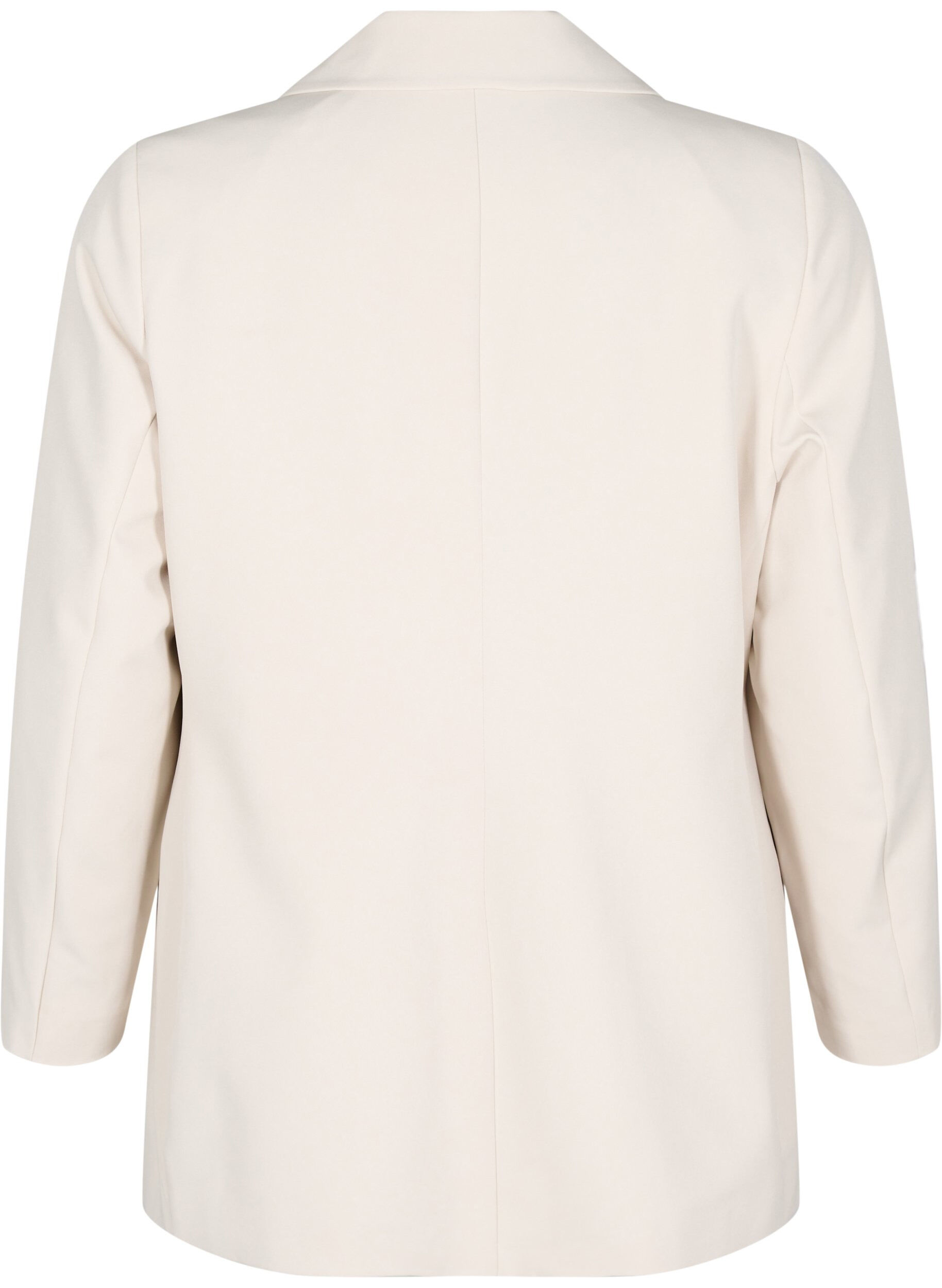 Zizzifashion Classic blazer with button closure, Beige, Packshot image number 1