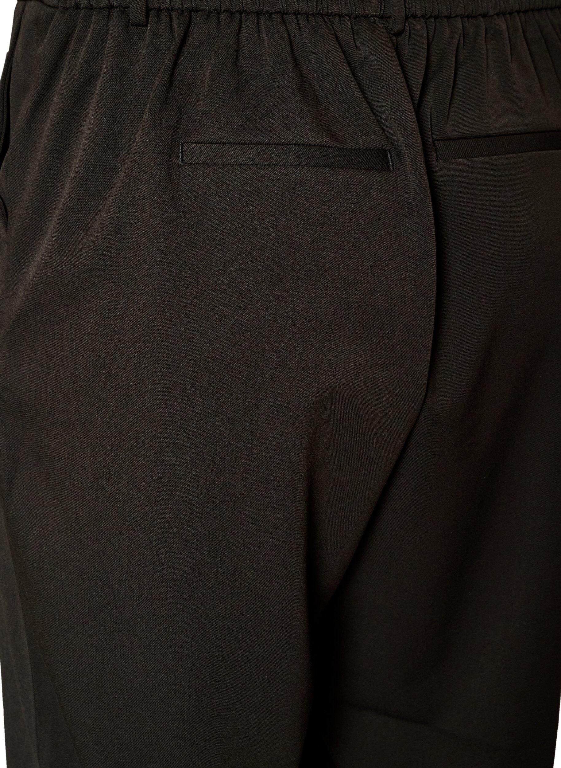 ZizzifashionHigh-waisted tailored trousers with straight fit, Black, Packshot image number 3