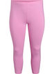 Basic 3/4 leggings in viscose, Pink, Packshot image number 0