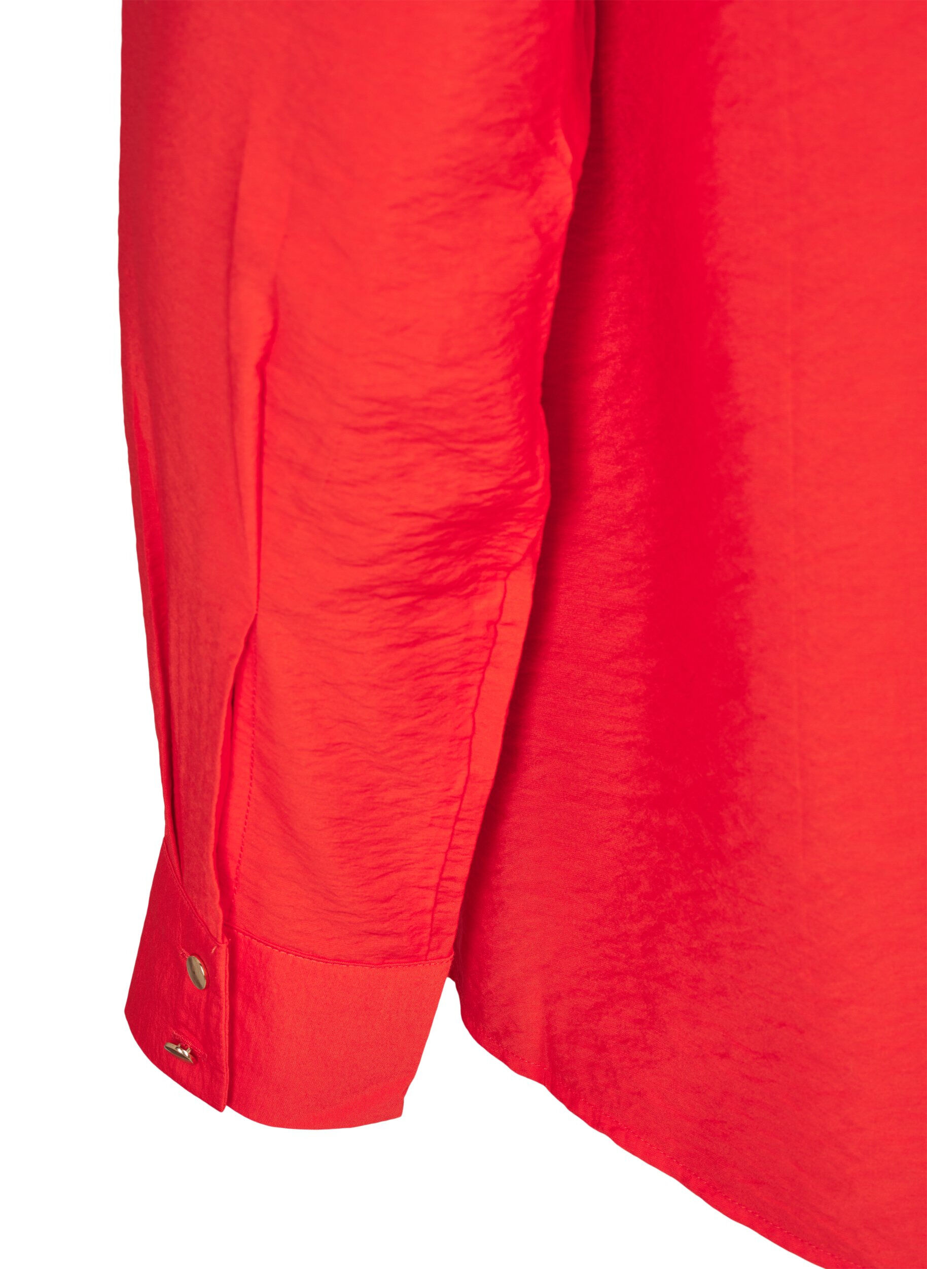 Zizzifashion Shirt with collar and chest pockets, Red, Packshot image number 2