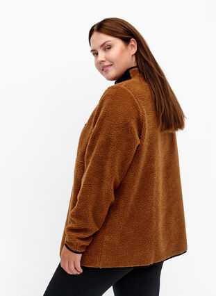 Teddy anorak with a high neck and zip, Partridge ASS, Model image number 1