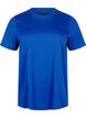 Basic cotton T-shirt with round neck, Blue, Packshot image number 0