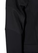 Hooded sweat cardigan with pockets, Black, Packshot image number 3