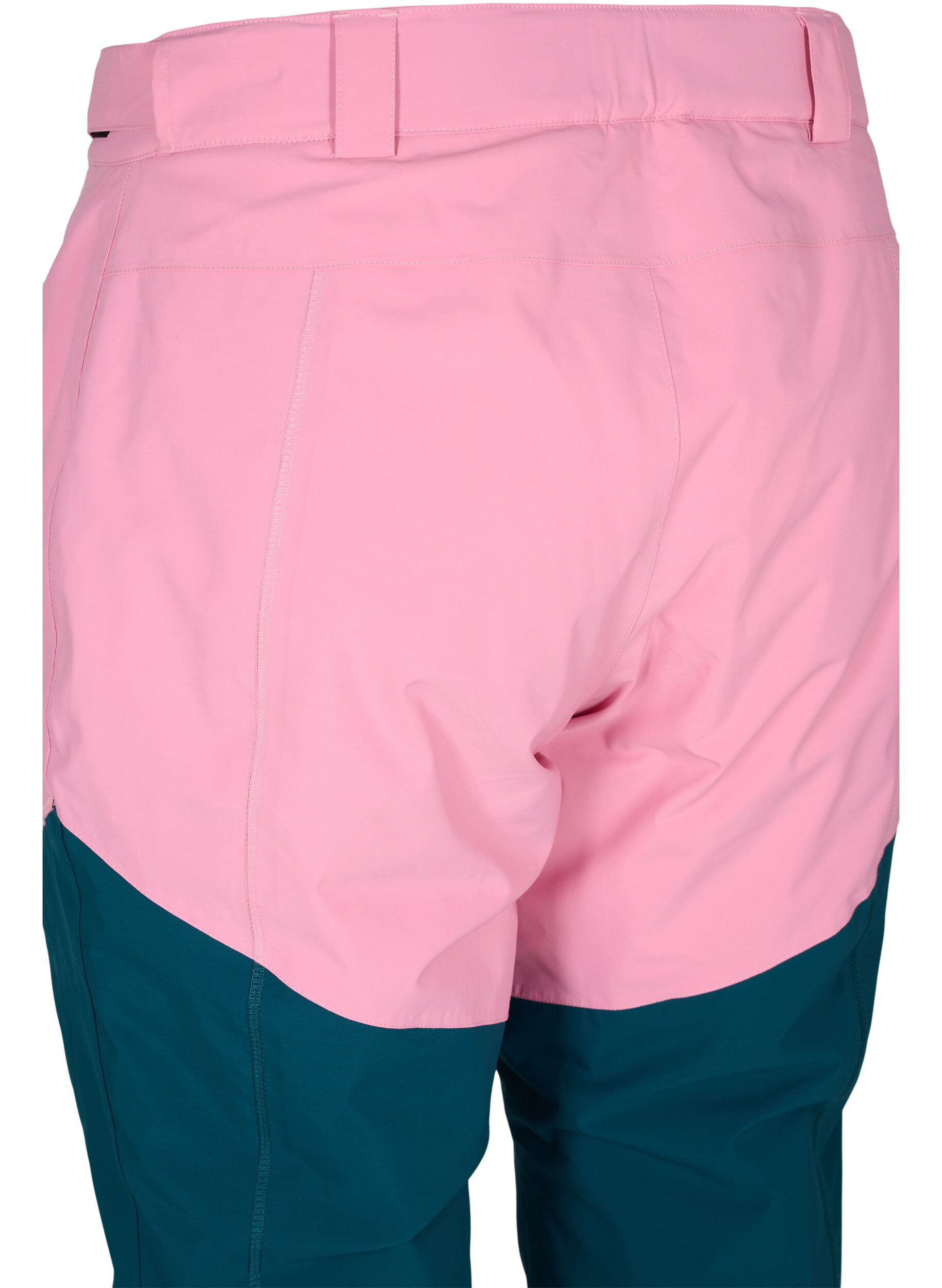 Zizzifashion Ski pants with pockets, Sea Pink Comb, Packshot image number 3