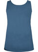 Solid color basic top in cotton, Grey, Packshot image number 1