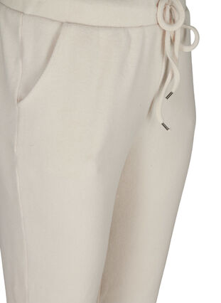 Trousers with side pockets and drawstring, Sand, Packshot image number 2