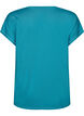 Solid-coloured training T-shirt, Petrol, Packshot image number 1