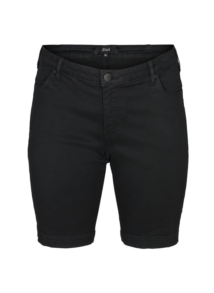 Slim fit Emily shorts with regular waist, Black, Packshot image number 0