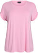 Loose t-shirt with round neck, Pink, Packshot image number 0