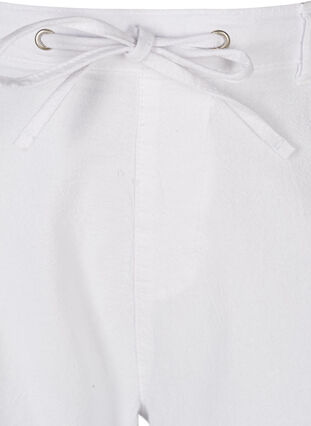 3/4 pants, Bright White, Packshot image number 2