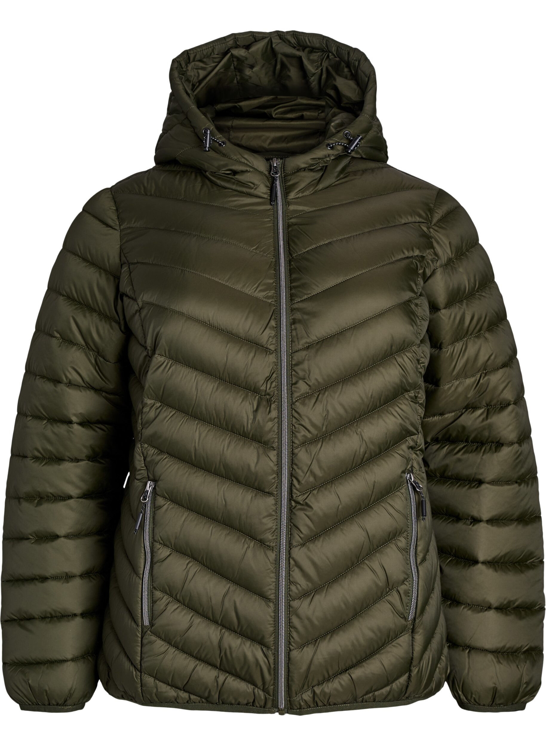 ZizzifashionLightweight jacket with hood, Green, Packshot image number 0