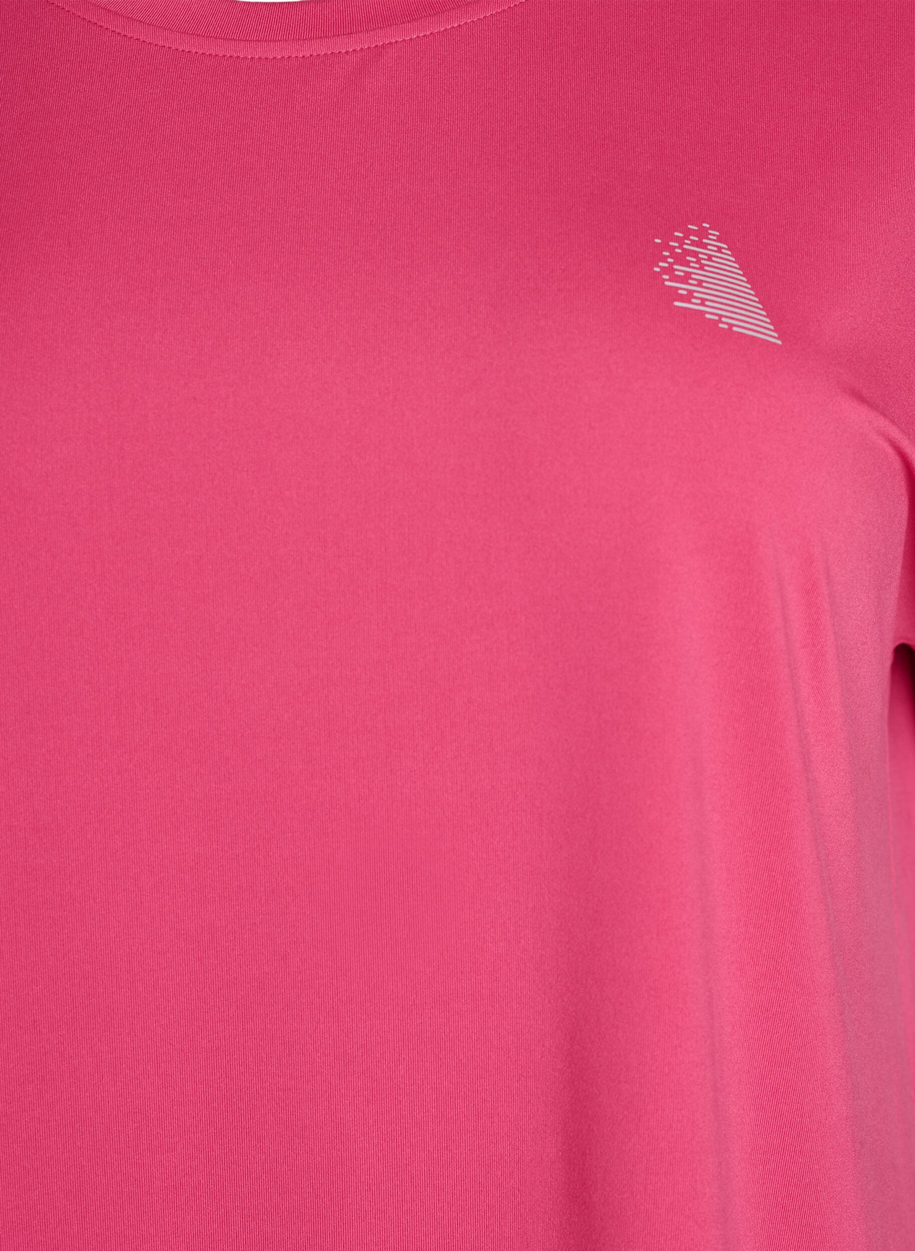 Zizzifashion Solid-coloured training T-shirt, Pink, Packshot image number 2