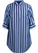 Short dress with collar and chest pocket, Blue, Packshot image number 0