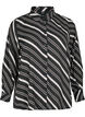 Striped shirt with long sleeves, Black Stripe, Packshot image number 0