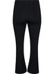 Flared jersey trousers, Black, Packshot image number 1