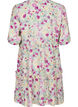 Short summer dress with floral print, Vanilla, Packshot image number 1