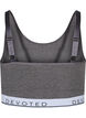 Marled bra with adjustable straps, Medium Grey Melange, Packshot image number 1
