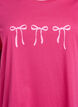 Cotton T-shirt with motif, Raspberry w. Bows, Packshot image number 2