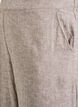 Loose trousers in linen and viscose, Brown, Packshot image number 2