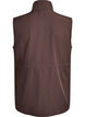 Sleeveless vest with an elasticated waist, Brown, Packshot image number 1