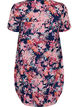 Short-sleeved cotton dress with print, Blue, Packshot image number 1