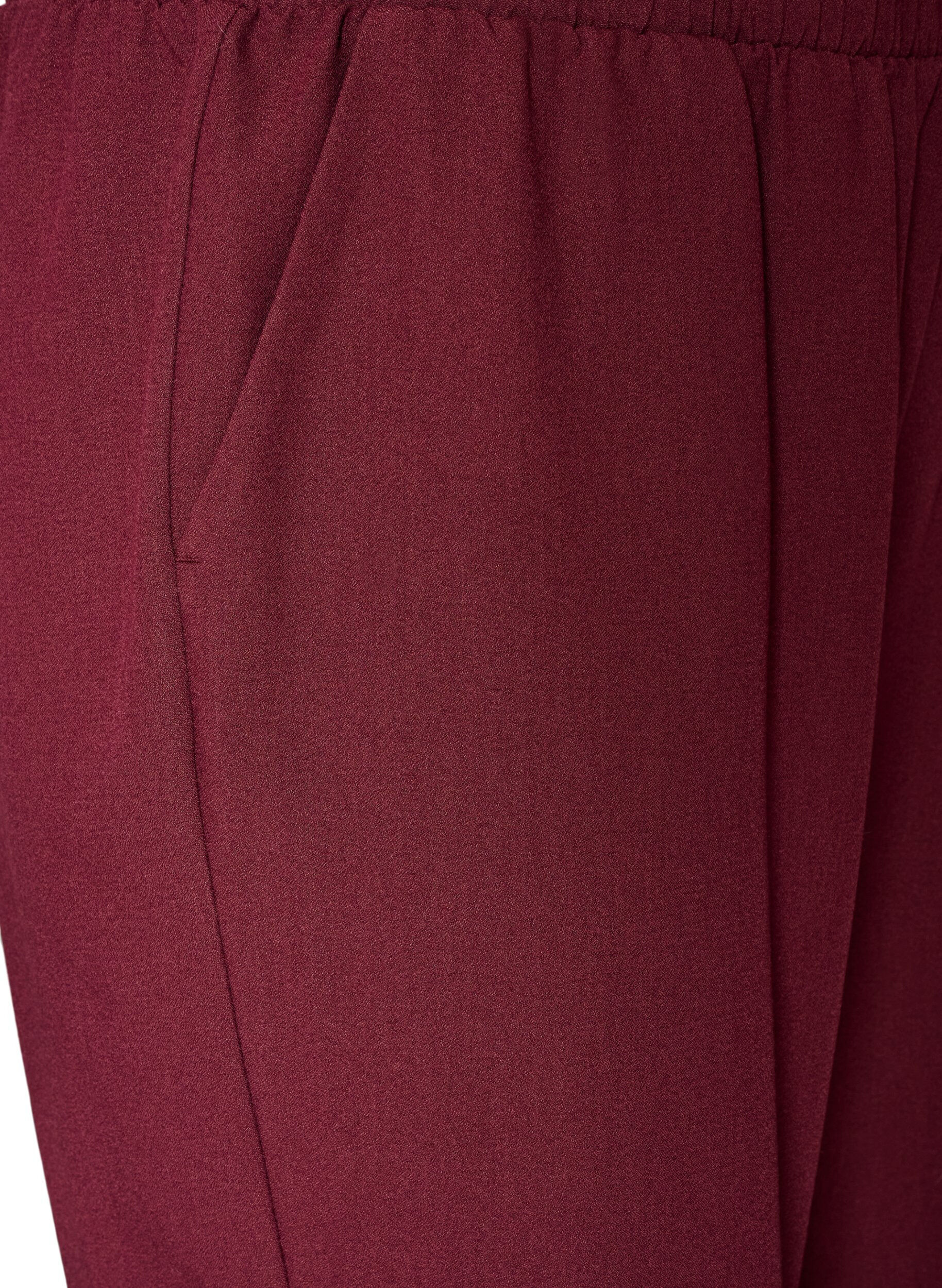 ZizzifashionLoose trousers with pockets, Red, Packshot image number 2