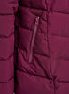 Short puffer jacket with hood, Dark Bordeaux, Packshot image number 3
