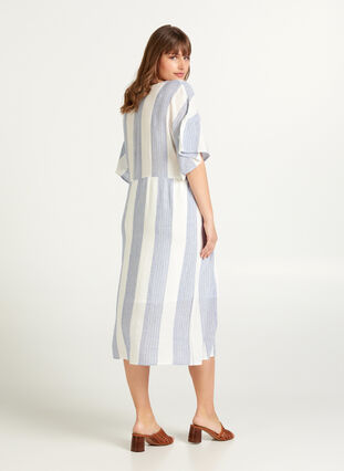 Dress, Snow White w. Blue stripe, Model image number 1