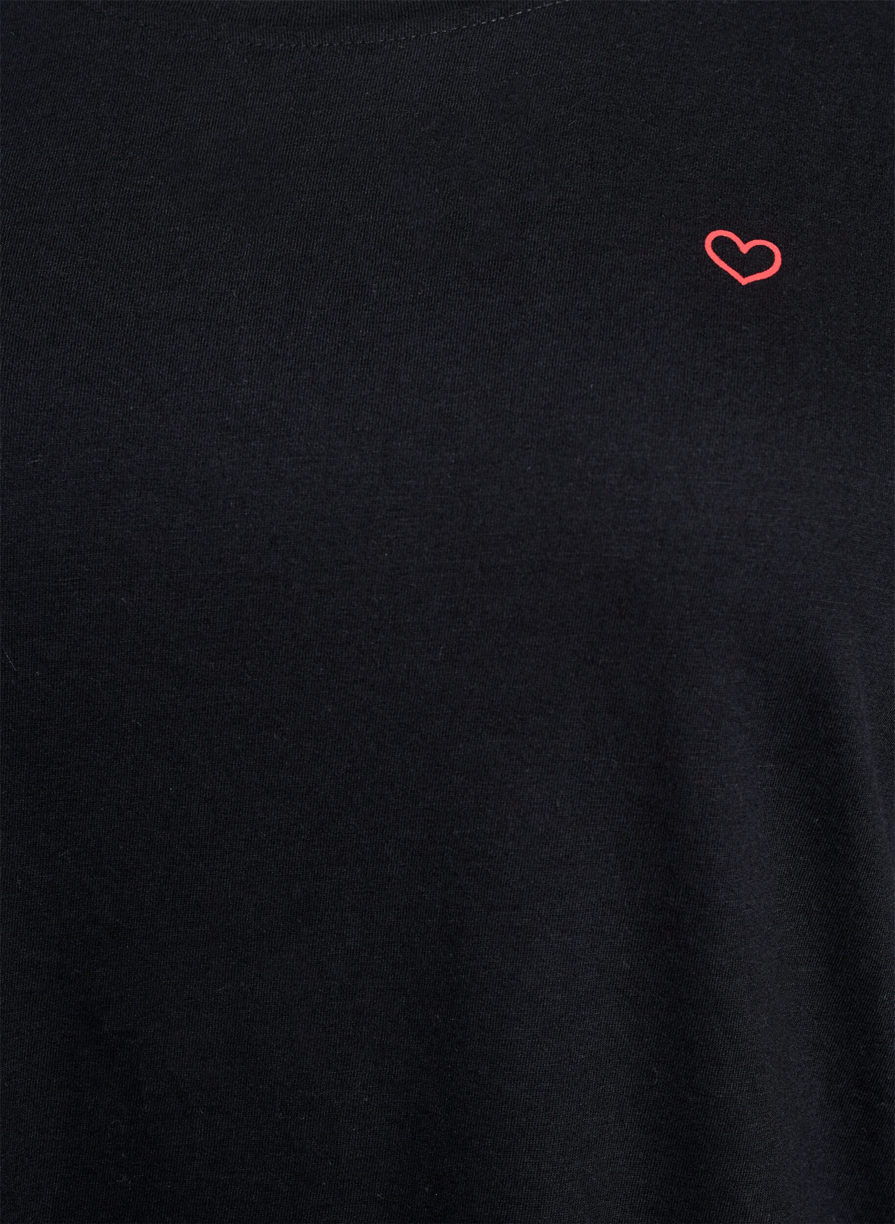 Zizzifashion FLASH - T-shirt with motif, Black, Packshot image number 2