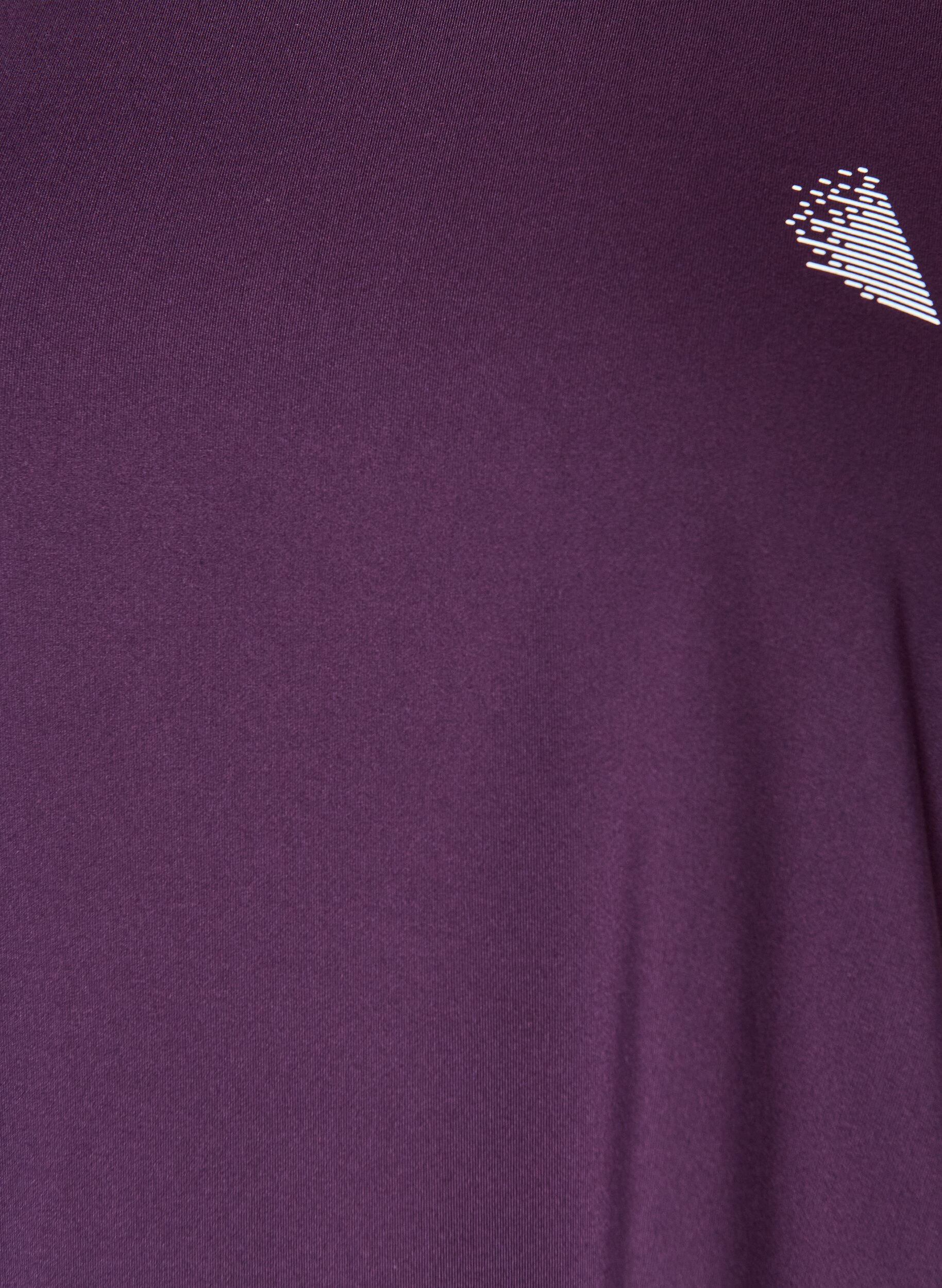 ZizzifashionSolid-coloured training T-shirt, Purple, Packshot image number 2
