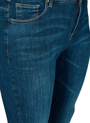 Super slim Amy jeans with a high waist, Dark Blue, Packshot image number 2