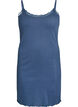 Nightgown with thin straps and textured pattern, Blue, Packshot image number 0