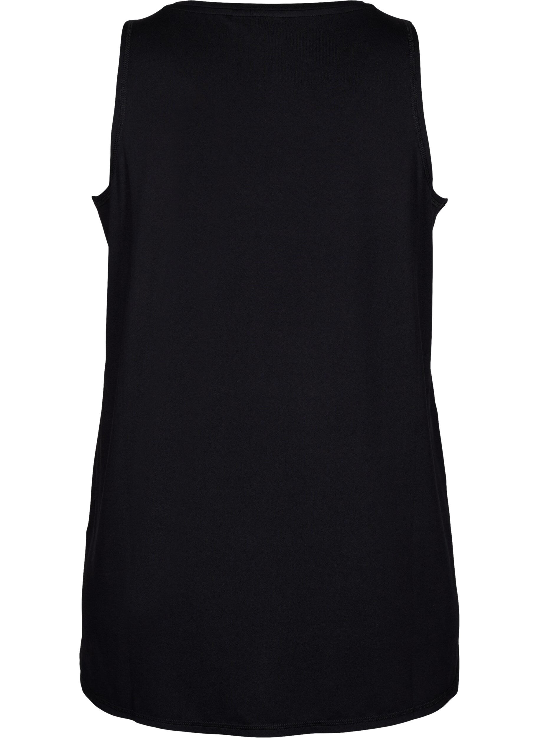 Zizzifashion V-neck training top, Black, Packshot image number 1