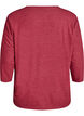 Jersey blouse with 3/4 sleeves, Red, Packshot image number 1