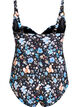Padded swimsuit with print, Blue, Packshot image number 1