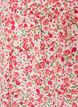 Cotton blouse with a square neckline, Red, Packshot image number 2
