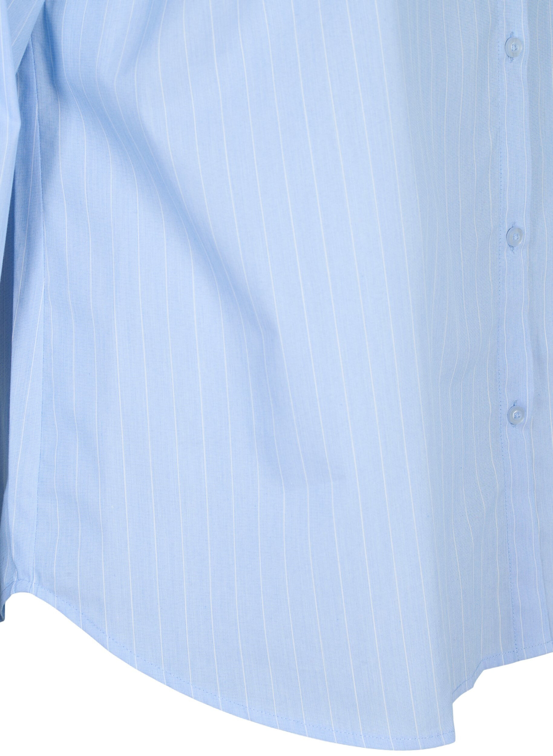 Zizzifashion FLASH - Pinstripe Shirt, Light Blue Stripe, Packshot image number 3