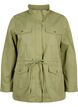 Army jacket with drawstring waist, Aloe, Packshot image number 0