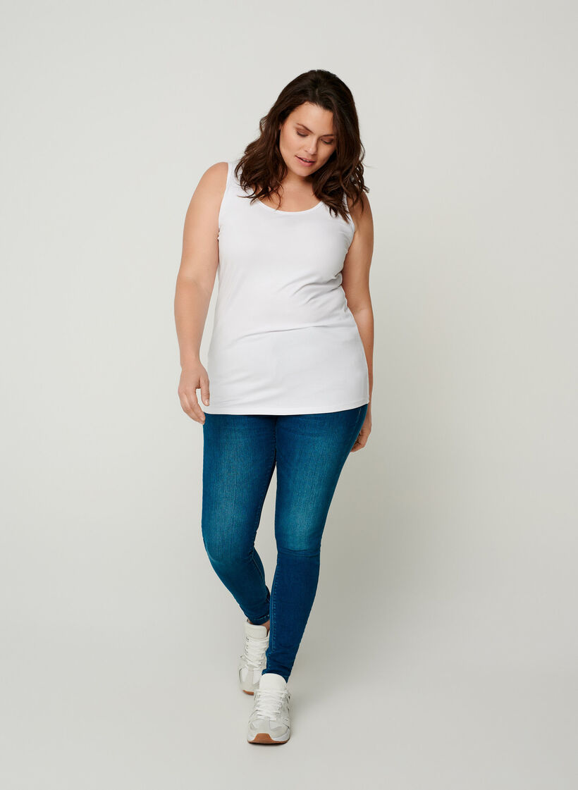 Basic top, White, Model image number 1