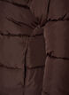 Short puffer jacket with a high collar, Brown, Packshot image number 3