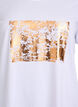 T-shirt with motif, White, Packshot image number 2