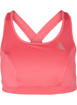 Sports top with a decorative details on the back, Calypso Coral, Packshot image number 0
