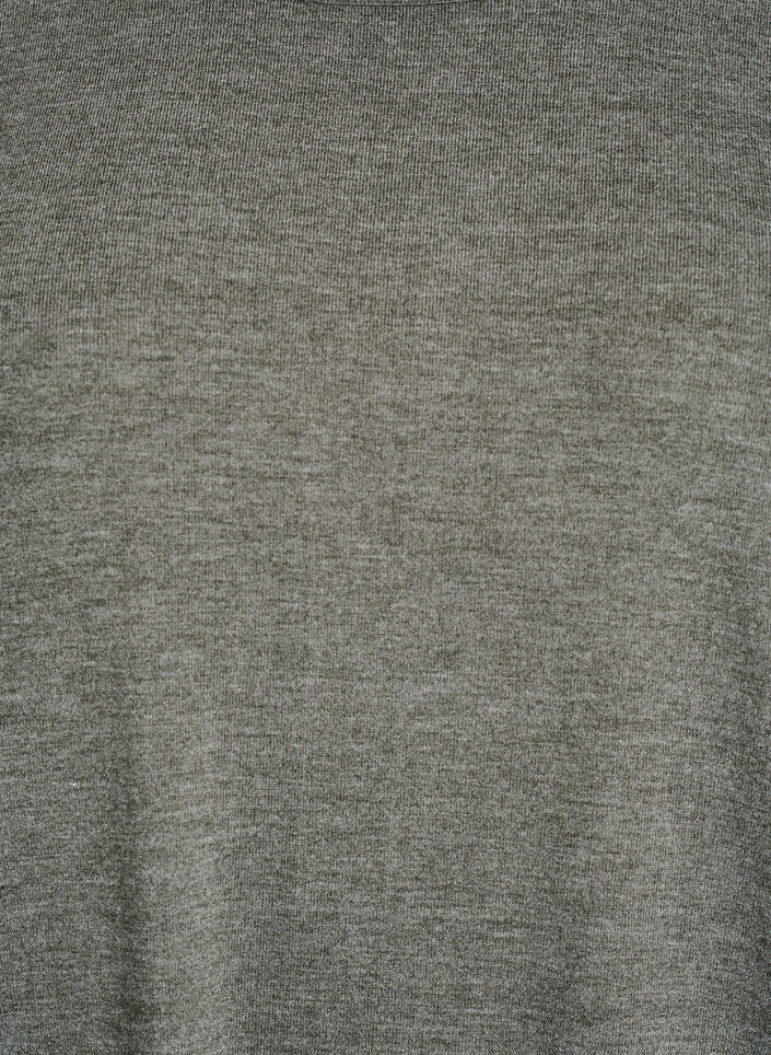 Jersey blouse with 3/4 sleeves, Green, Packshot image number 2