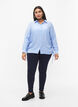 Viscose shirt with ruffle detail, Serenity, Model image number 3
