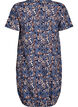 Short-sleeved, printed cotton dress, Blue, Packshot image number 1