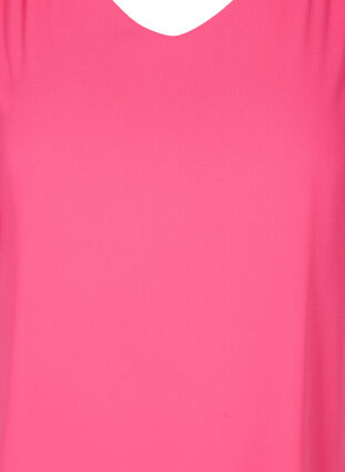 Short-sleeved blouse, Fandango Pink, Packshot image number 2