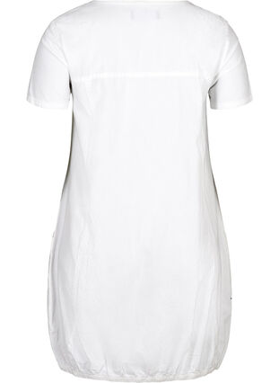 Dress with pockets, Bright White, Packshot image number 1