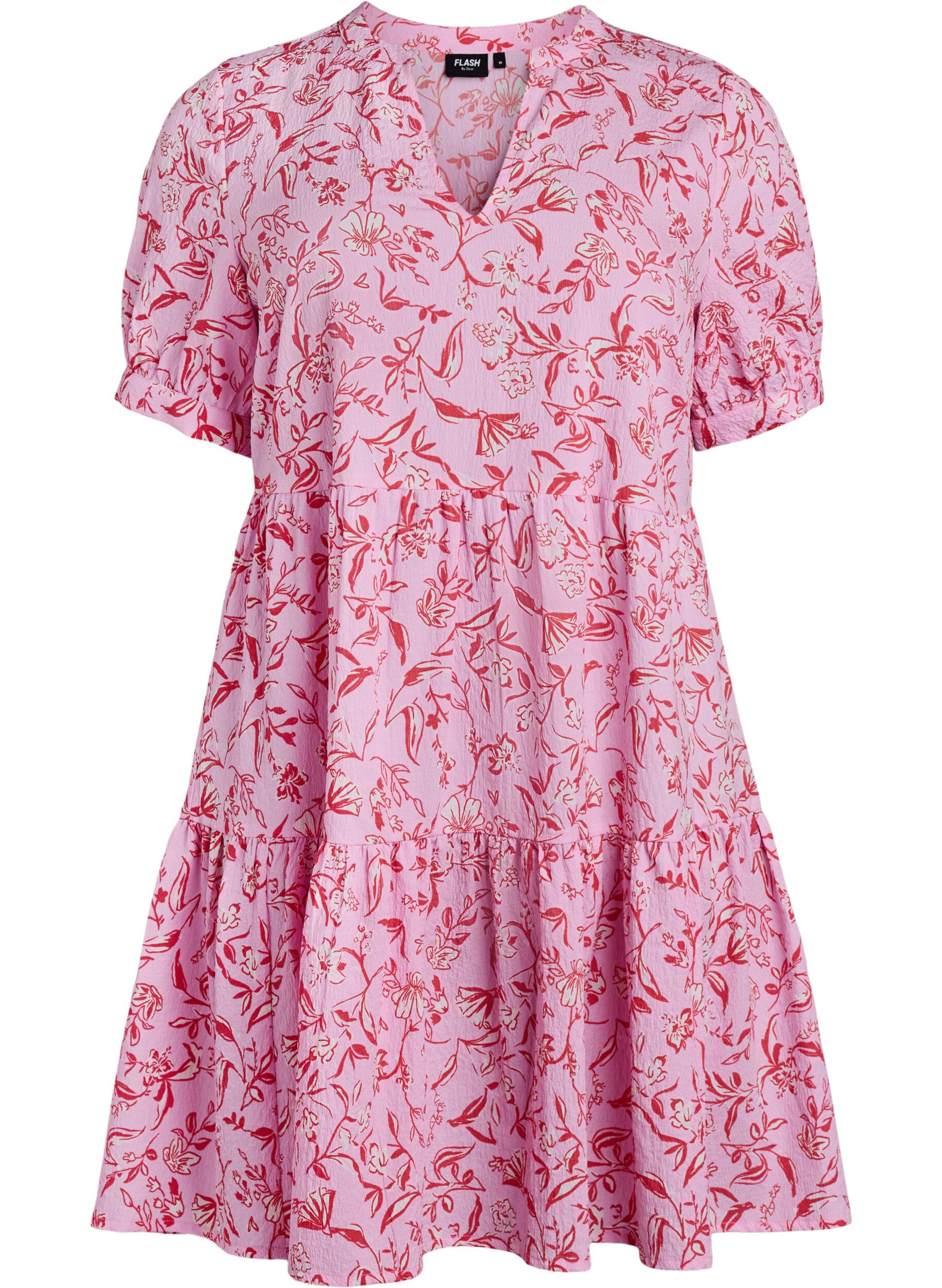 Zizzifashion Short A-line dress, Purple, Packshot image number 0