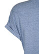 Melange t-shirt with short sleeves, Blue, Packshot image number 3